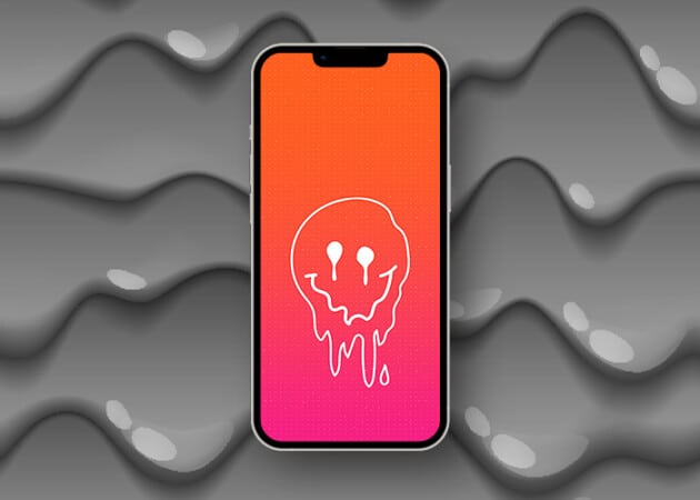 Drippy smiley face wallpaper 630x450 1 Drippy smiley face wallpaper
